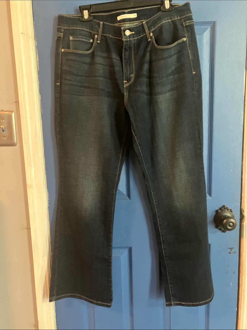 Levi's Women's Dark Indigo Wide Leg Jeans